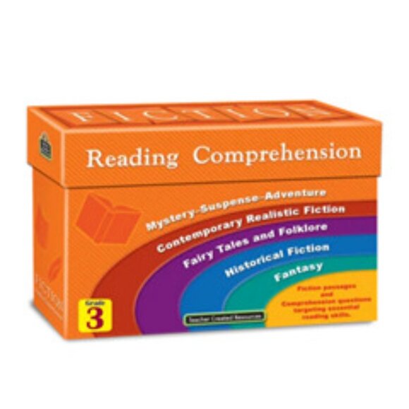 EUC ~ Fiction Reading Comprehension Cards for 3rd Grade - Picture 1 of 16